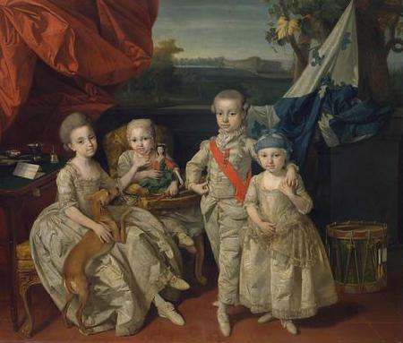 Johann Zoffany The children of Ferdinand of Parma oil painting picture